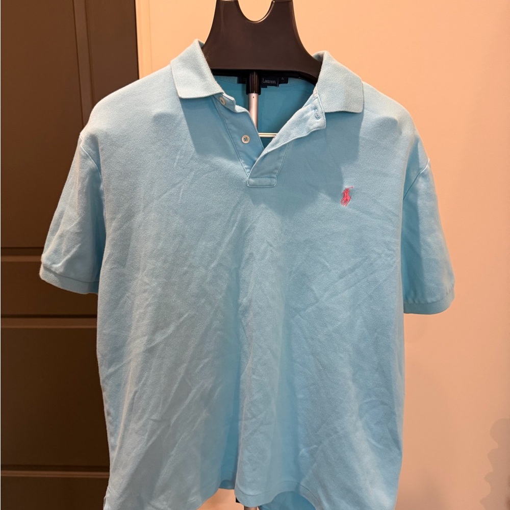 Ralph Lauren Men's Sky Blue Polo Shirt